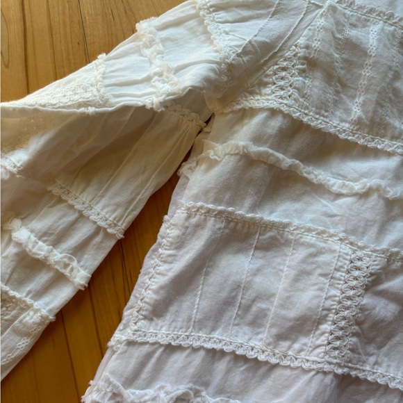 Dylan sundance white ruffled long sleeve - Picture 2 of 4